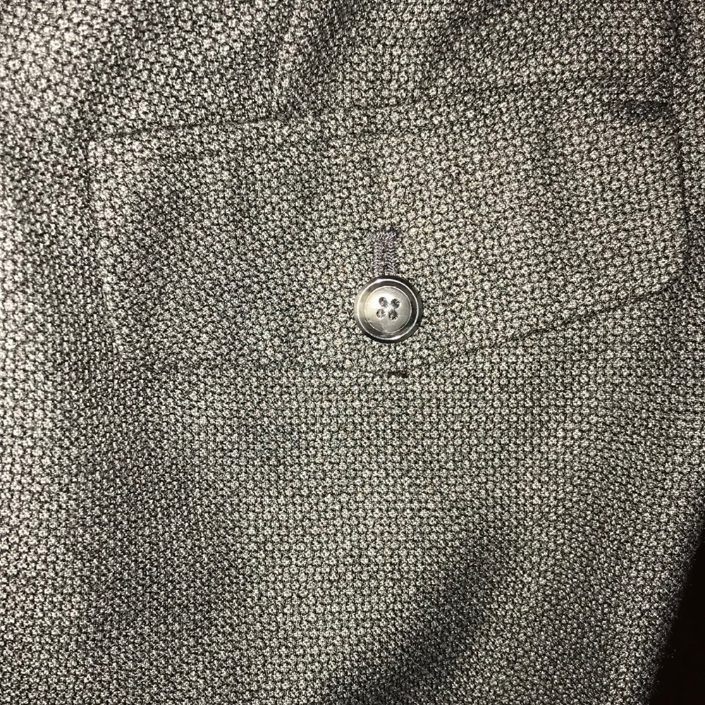 Gray Patterned Pants - image 2